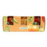 Candlelight Set Of 3 Scented Votive Candles - Vine Tomato & Cedarwood