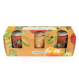Candlelight Set Of 3 Scented Votive Candles - Vine Tomato & Cedarwood