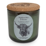 Candlelight Highland Cow Candle Jar - Highland Mist & Heather
