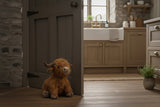 Candlelight Highland Cow Doorstop