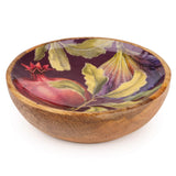 Candlelight 13cm Mango Wood Bowl - Fig & Pomegranate