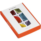 Le Creuset Stoneware Rainbow Pinch Pots - Set of 6