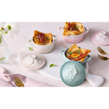 Le Creuset La Jardin Daffodil Stoneware Petite Round Casserole - Meringue