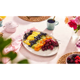 Le Creuset La Jardin Stoneware 36cm Oval Platter - Shell Pink