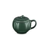 Le Creuset Halloween Stoneware 400ml Pumpkin Mug with Lid - Forêt