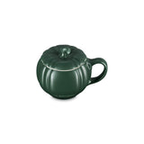 Le Creuset Halloween Stoneware 400ml Pumpkin Mug with Lid - Forêt