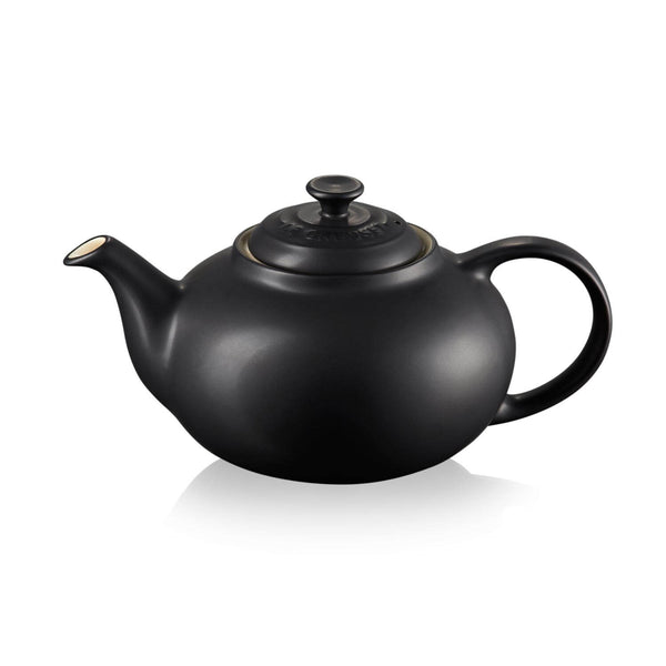 Le Creuset Stoneware Classic Teapot - Satin Black