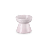 Le Creuset Stoneware 380ml Footed Raised Pet Bowl - Shell Pink