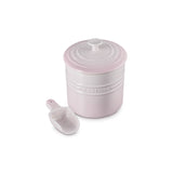 Le Creuset Stoneware 2.3L Pet Food Storage Jar with Scoop - Shell Pink