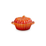 Le Creuset Halloween Stoneware Pumpkin Petite Round Casserole - Volcanic