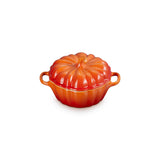 Le Creuset Halloween Stoneware Pumpkin Petite Round Casserole - Volcanic