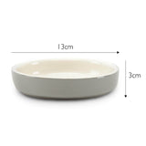 Scruffs Classic 13cm Stoneware Pet Food Saucer - Grey