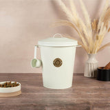 Scruffs 7 Litre Steel Pet Food Storage Cantina & Scoop - Cream