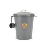 Scruffs 7Ltr Steel Pet Storage Cantina with Lid - Grey
