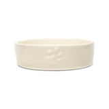Scruffs Icon 20cm Stoneware Slow Feeder Pet Bowl - Cream