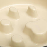 Scruffs Icon 20cm Stoneware Slow Feeder Pet Bowl - Cream