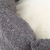 Scruffs Boucle 45cm Round Cat Bed - Slate Grey
