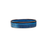 Scruffs Reactive Glaze 13cm Stoneware Pet Saucer - Midnight Blue