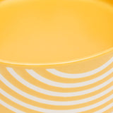 Scruffs Aztec 15cm Stoneware Pet Bowl - Sunflower Yellow