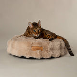 Scruffs Alpine 50cm Round Cat Bed - Champagne