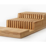 Joseph Joseph DrawerStore Large Bamboo 2-Tier Knife Organiser
