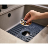 Joseph Joseph SinkShield™ Grey Sink Protector With Plug - Large