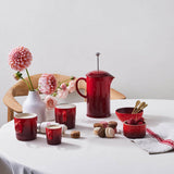 Le Creuset Stoneware Cafetiere - Cerise