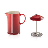 Le Creuset Stoneware Cafetiere - Cerise