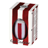 Bia International Porcelain Egg Coddler - Red Stripe