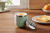 Bia International Set of 2 Porcelain Egg Coddlers - Eggshell