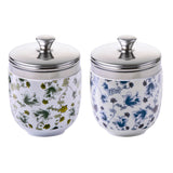 Bia International Set of 2 Porcelain Egg Coddlers - Vintage