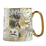 Bia International Porcelain 450ml Animal Mug - Highland Cow