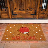 Premier Christmas 40cm x 60cm Doormat - Robin