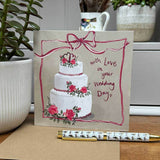 Alex Clark Wedding Day Card - White Wedding Cake