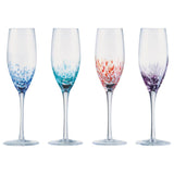 Anton Studio Designs 4-Piece 250ml Champagne Flutes - Speckle