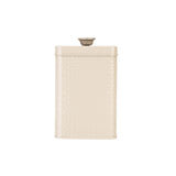 Artisan Street Embossed Storage Canister - Cream