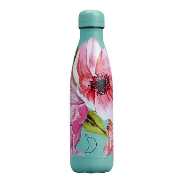 Chilly's 500ml Reusable Water Bottle - Floral Anemone