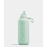 Chilly's Series 2 500ml Flip Reusable Water Bottle - Lichen