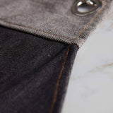 Barbary & Oak Denim Apron With Leather Detail