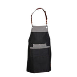 Barbary & Oak Denim Apron With Leather Detail