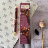 Alex Clark Ballpoint Pen - Highland Cow