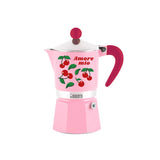 Bialetti Mercato Della Frutta Rainbow Stovetop 3-Cup Moka Coffee Pot - Cherries