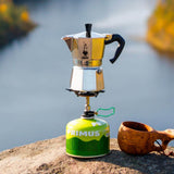 Bialetti Moka Express 3-Cup Stovetop Italian Coffee Pot - Silver