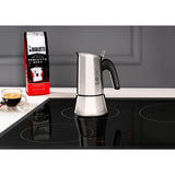 Bialetti Venus Induction 6-Cup Stainless Steel Italian Coffee Pot - Silver