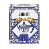 Bialetti X Dolce & Gabbana Blu Mediterraneo 3-Cup Moka Express Italian Coffee Pot