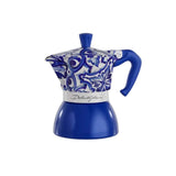 Bialetti X Dolce & Gabbana Blu Mediterraneo 4-Cup Moka Induction Italian Coffee Pot