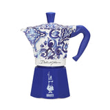 Bialetti X Dolce Gabbana Blu Mediterraneo 6-Cup Moka Express Italian Coffee Pot
