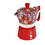 Bialetti X Dolce Gabbana Sicilian 3-Cup Moka Express Italian Coffee Pot