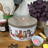 Alex Clark Set Of 3 Cake Tins - Marvellous Moggies