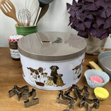 Alex Clark Set Of 3 Cake Tins - Delightful Dogs